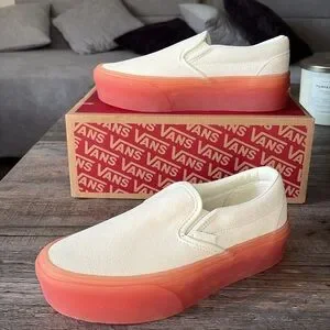Vans Slip On Stackform Peach Soles Unisex Mens 6 Women’s 7.5 Vans | Shoes | Vans W 75 M 6 Peach | Poshmark main image 2
